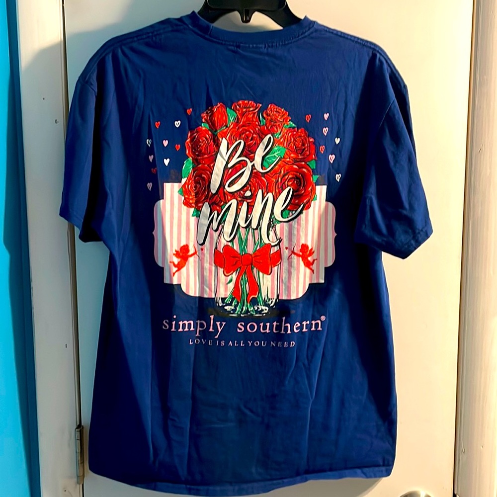 Simply Southern short sleeve tshirt “be mine” valentines
